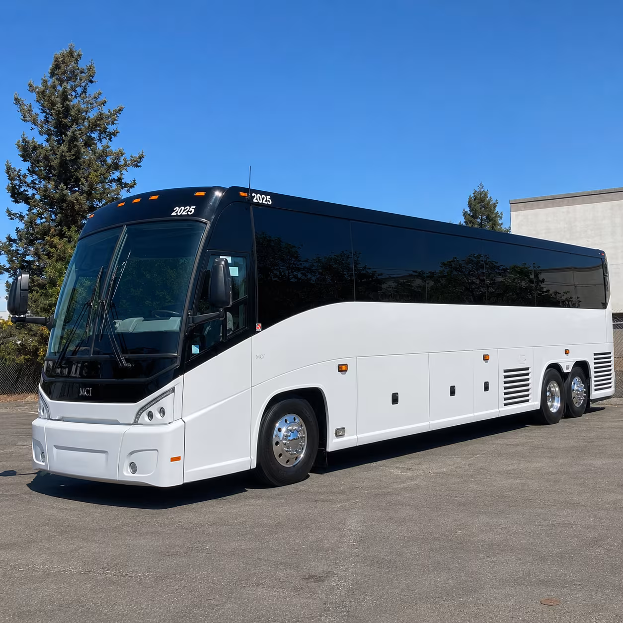lynwood charter bus rental exterior