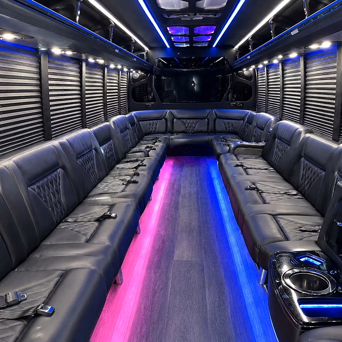 lynwood party bus rental interior