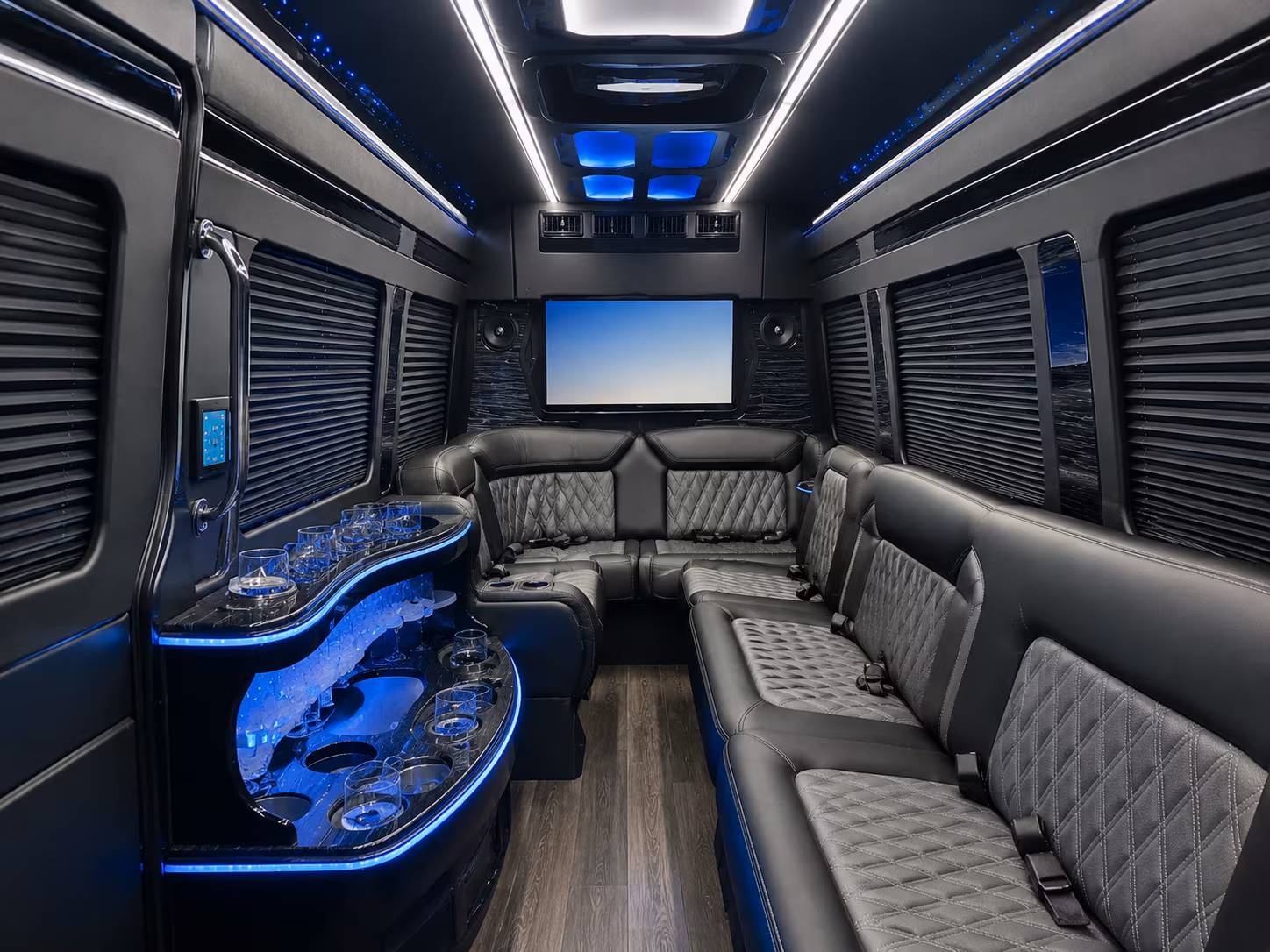 lynwood wedding transportation onboard seating